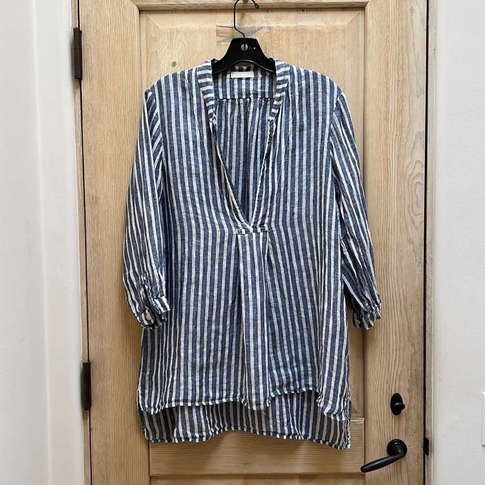 CP Shades flowing linen top - Small